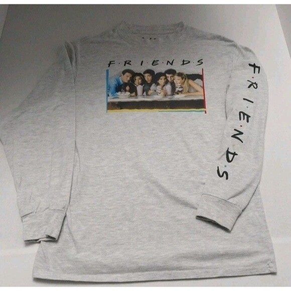 F.R.I.E.N.D.S Friends TV Show New Official Long Sleeve T-Shirt Size S MSRP $25 - Picture 1 of 16
